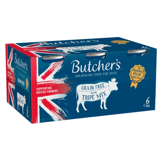 Butcher's Tripe Wet Dog Food Tins 6 x 400g