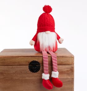 Festive Feeling Medium Sitting Gonk - Red