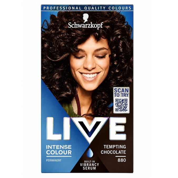 Schwarzkopf LIVE Intense Colour Hair Dye - Tempting Chocolate 880