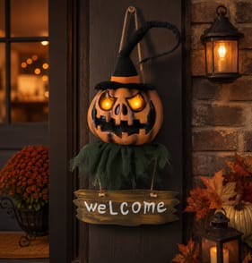 Hallow Scream LED Hanging Sign