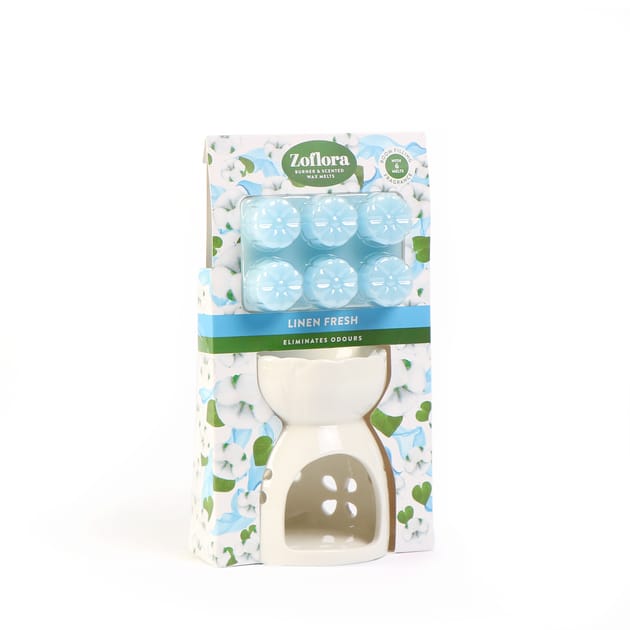 Zoflora Linen Fresh Burner & Wax Melts Home Bargains