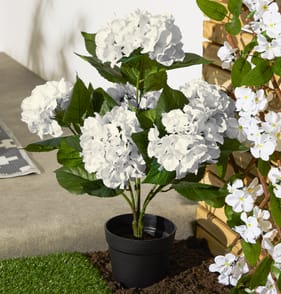 Jardin Artificial Hydrangea - White