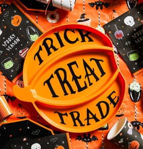 Halloween Trick Or Treat Tray