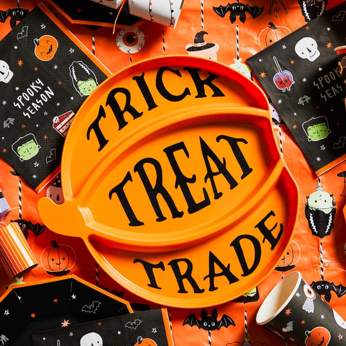 Halloween Trick Or Treat Tray 