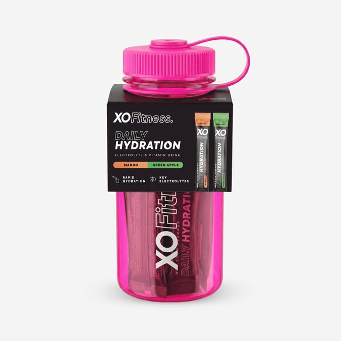 XO Fitness Daily Hydration Bottle Kit - Pink