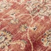 Asiatic Raja Border Runner RA06 - Red/Cream