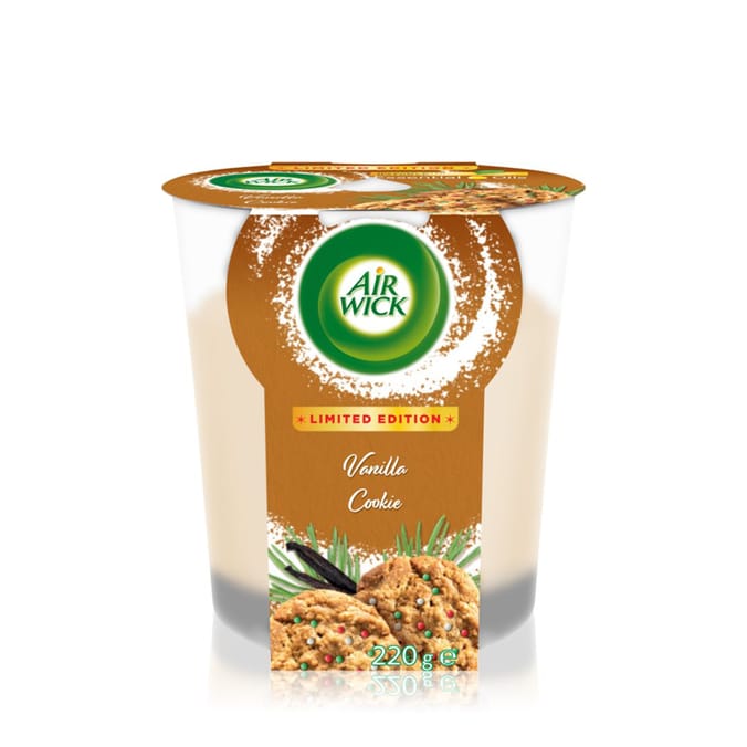 Air Wick Essential Oils Vanilla Cookie Candle