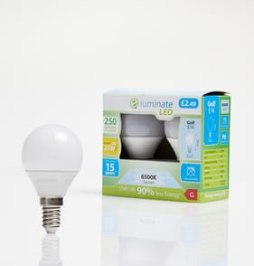 E-luminate 3W Golf Bulbs E14 Daylight (2 Pack)