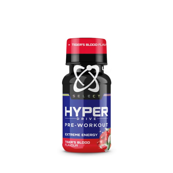 USN Select Hyper Drive Pre-Workout 12 Pack - Tiger's Blood