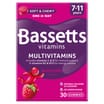 Bassetts Vitamins Multivitamins 7-11 Years 30 Gummies - Raspberry Flavour