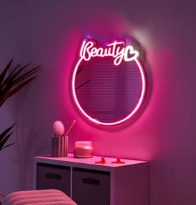 Neon Beauty Light Up Mirror 