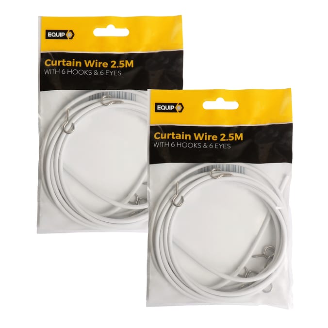 Equip Curtain Wire 2.5m x2