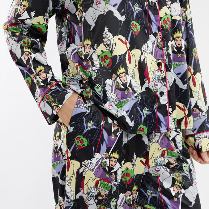 Disney Villains Ladies Satin Pyjamas