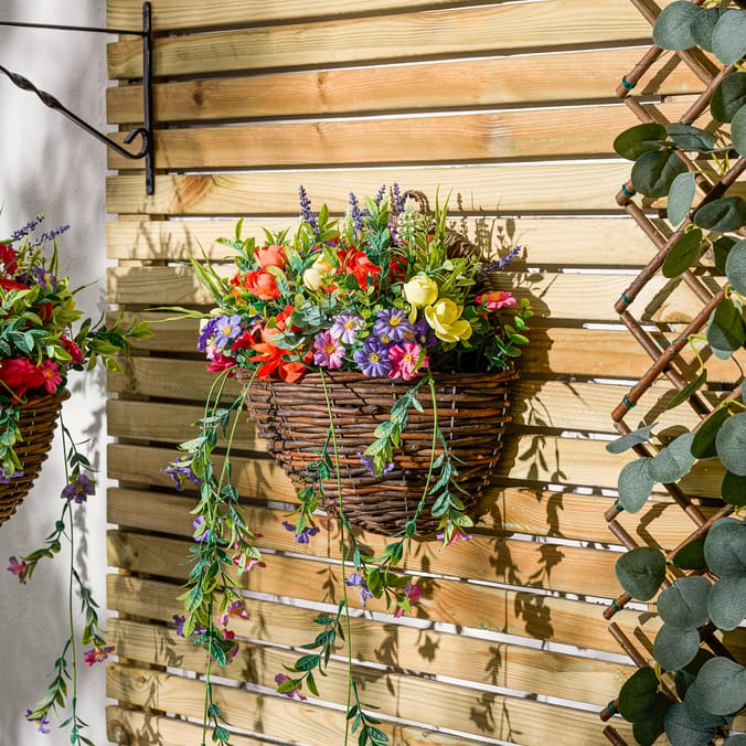Jardin Rattan Wall Basket