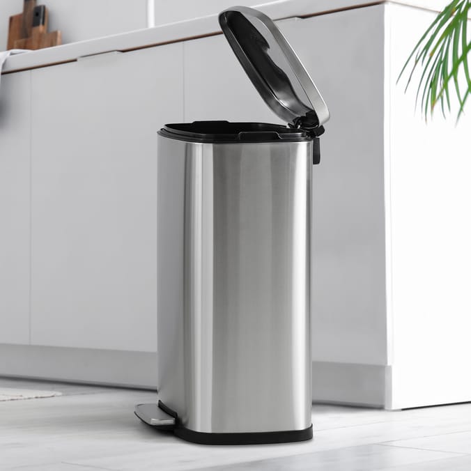 Utility Stainless Steel Pedal Bin 50l