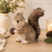 Winter Charm Sitting Squirrel Plush