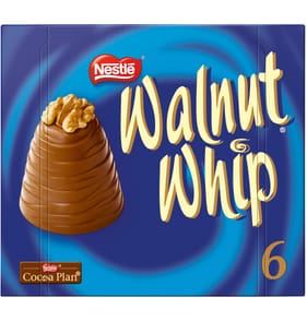 Walnut Whip Milk Chocolate 30g Multipack of 6