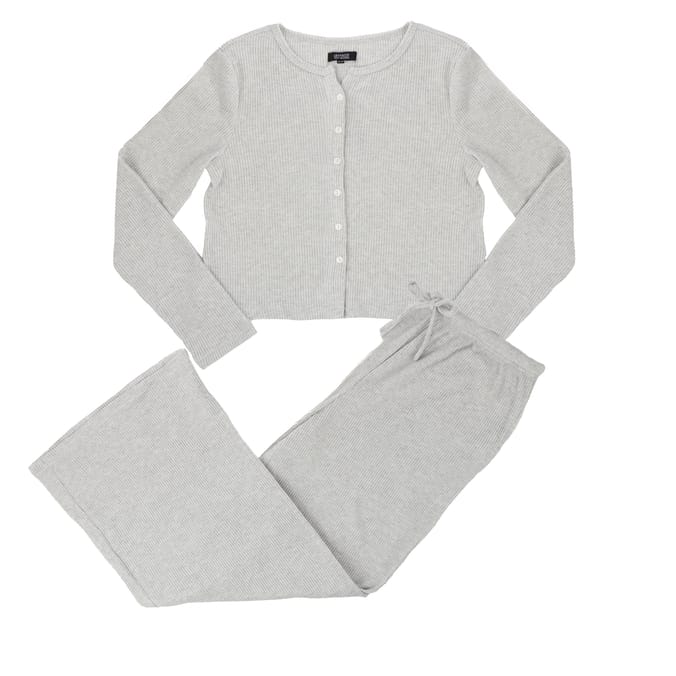 Jeff & Co By Jeff Banks Ladies Button Pyjama Set