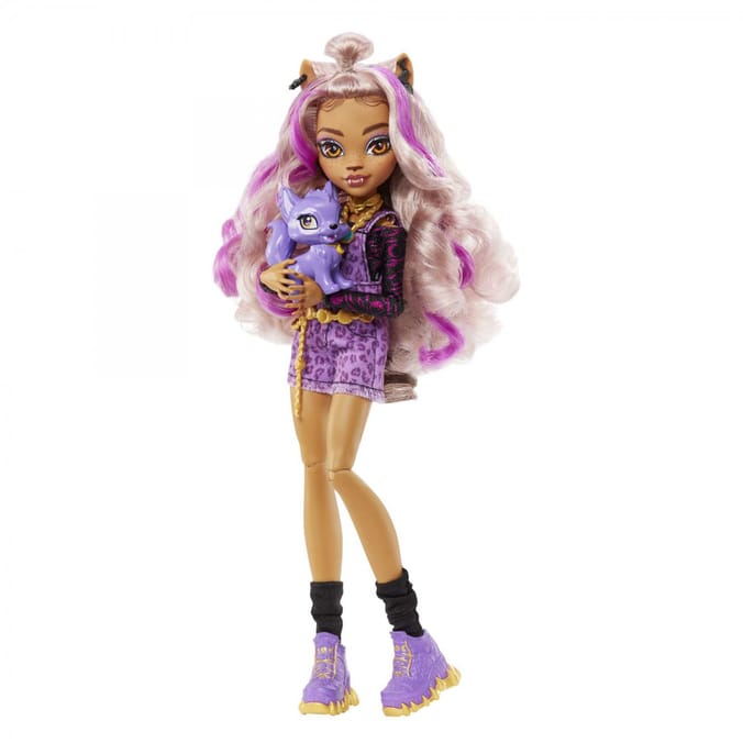 Monster High Doll with Pet & Accessories - Clawdeen