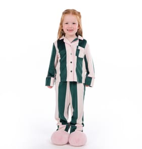 Originals Younger Kids Pink & Green Striped Pyjamas