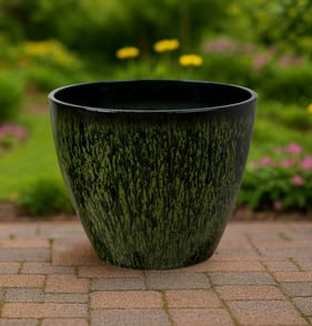 Jardin Snow Mountain Planter 38cm - Green