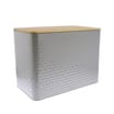 Home Collections Embossed Bread Bin - Grey