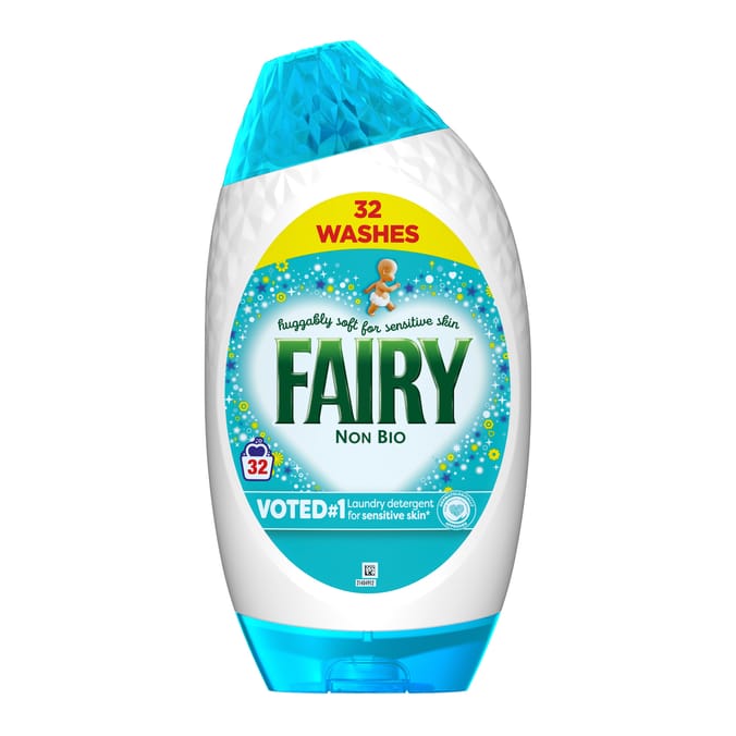 Fairy Non Bio Detergent Gel 1.056 Litre 32 Washes - For Sensitive Skin