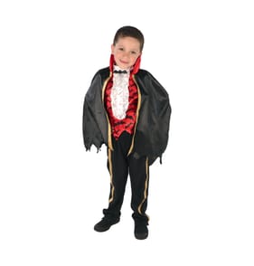 Hallow Scream Kids Vampire Costume & Cape