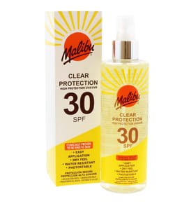 Malibu Sun Clear Spray Sunscreen 250ml SPF 30 