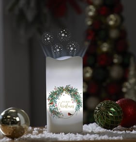  Festive Feeling LED Candle Projector - Traditional