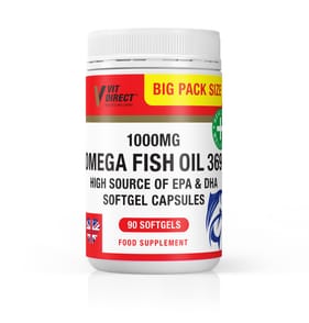 Vit Direct Omega Fish Oil 369 Softgel capsules 90s