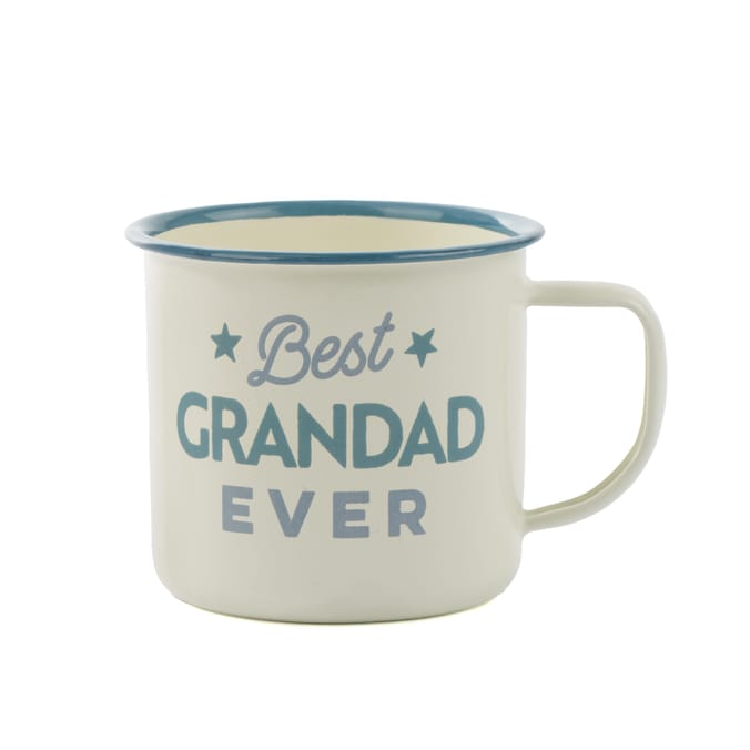  Just For You Dad Enamel Mug - Best Grandad Ever 