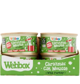 Webbox Christmas Mousse With Turkey 85g x12