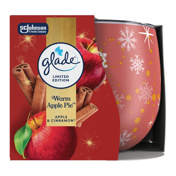 Glade Scented Candle 108g - Warm Apple Pie