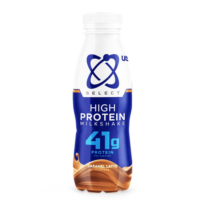 USN Select High Protein Milkshake 6 x 500ml - Caramel Latte