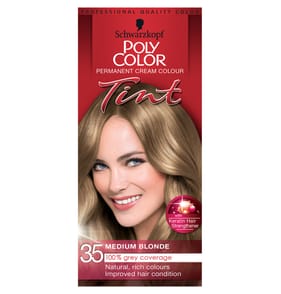 Schwarzkopf Poly Color Tint 35 Medium Blonde Permanent Cream Colour