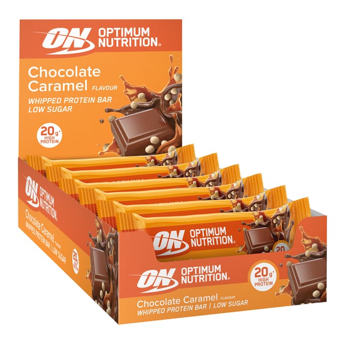 Optimum Nutrition Whipped Protein Bar 10 Pack - Chocolate Caramel