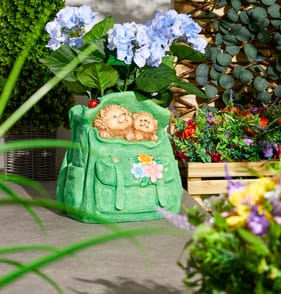 Jardin Hedgehog Backpack Planter - Green