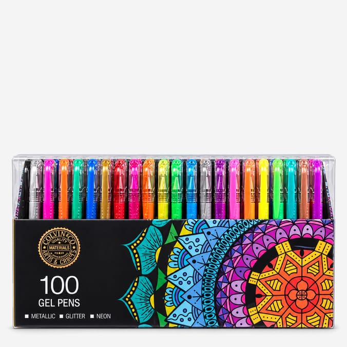 Colvin & Co Gel Pens 100 Pack