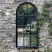 The Outdoor Living Collection Arched Window Mirror