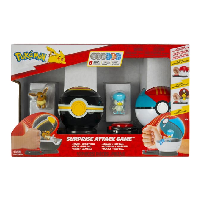 Pokemon Surprise Attack Game Multi-Pack - Eevee & Quaxly