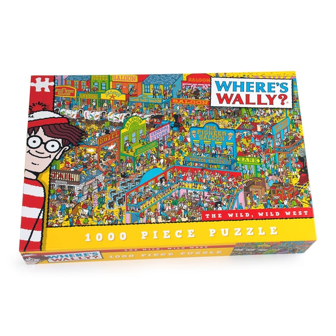 Where's Wally? Puzzle 1000 Pieces - The Wild, Wild West
