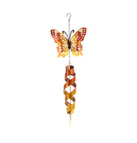 Jardin Hanging Metal Butterfly Spiral