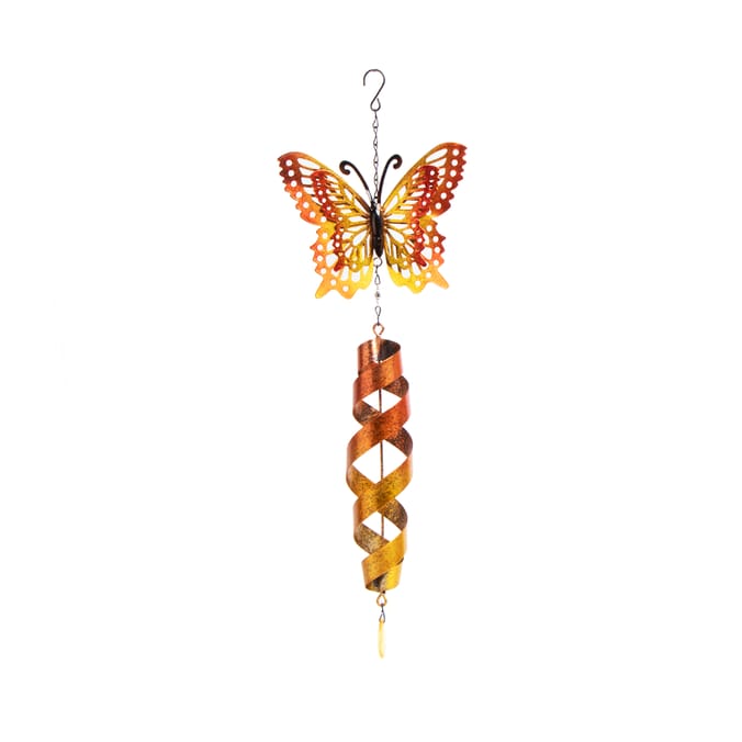 Jardin Hanging Metal Butterfly Spiral