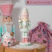 Sleigh Bells Pastel Cupcake Nutcracker