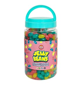 ZED Candy Jelly Bean Jar 908g - Blueberry, Lemon & Strawberry