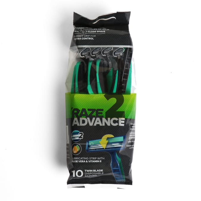 Raze 2 Advance Disposable Razors 10s