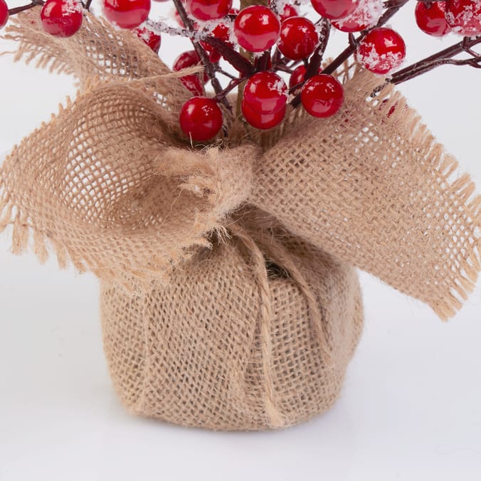 Festive Feeling Red Berry Table Tree