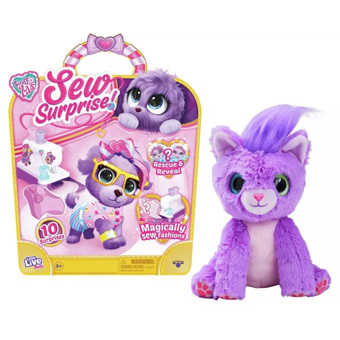 Scruff A Luvs Sew Surprise Plush Toy Set 