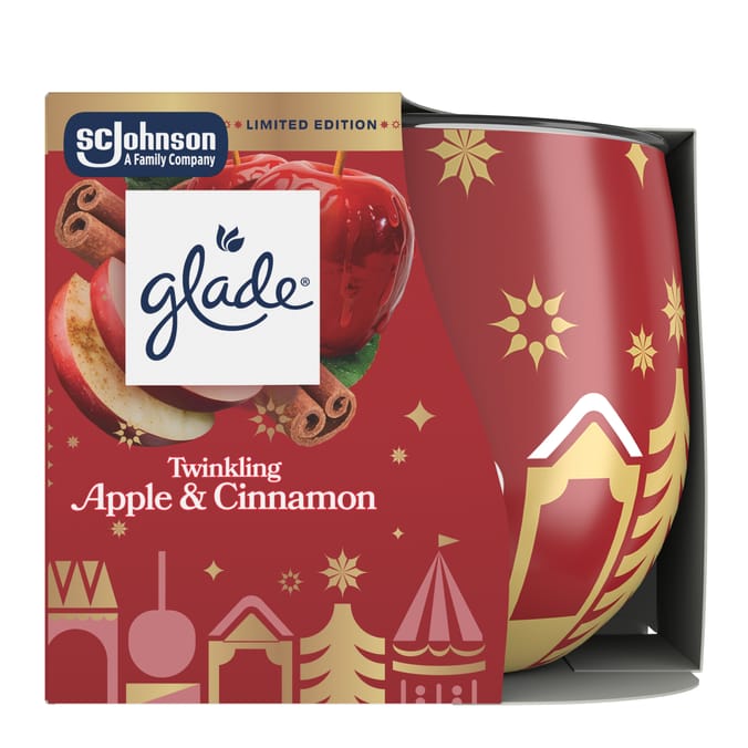 Glade Scented Candle 108g - Apple & Cinnamon